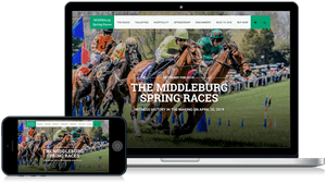 Middleburg Spring Races in Virginia website design