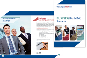 WashingtonFirst Bank in Virginia business services brochure