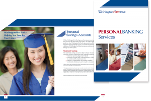 WashingtonFirst Bank in Virginia Personal Banking Services brochure