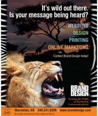 Brand Design, Inc. in Warrenton VA Print Ad