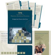 TFB Wealth Management Services in Warrenton VA Personal Financial Planning folder and inserts