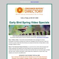 NetworkVideo, LLC video specials promotion e-blast
