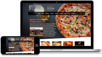 Spitonys Pizza in VA restaurant website